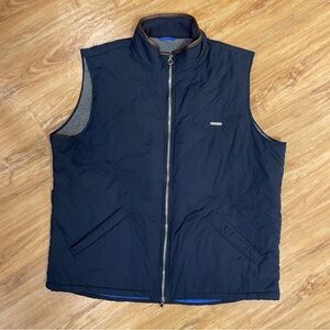 Men's Navy Blue Quilted Vest